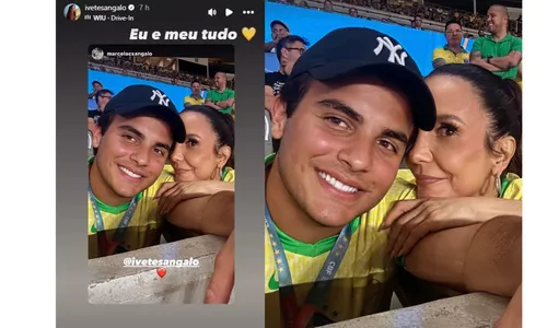 
					Ivete Sangalo posa com filho após show no Maracanã e se declara; veja
				
				