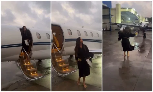 
					Ivete 'sensualiza' de roupão e diverte seguidores em pouso; vídeo
				
				