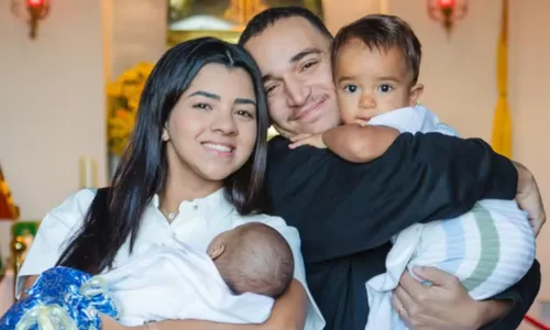 
					João Gomes batiza filhos em evento luxuoso no Cristo Redentor; FOTOS
				
				