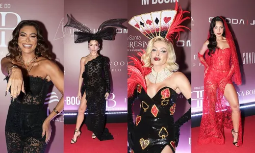 
					Juliana Paes, Gkay e mais famosos causam em baile de luxo; veja looks
				
				