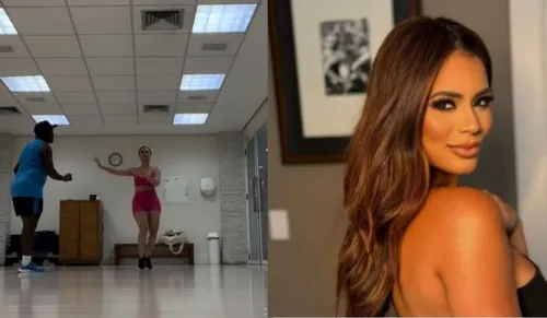 
				
					Lexa retorna às aulas de samba após luto e emociona mãe
				
				