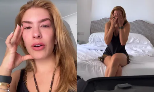 
					Lore Improta cai no choro com surpresa de aniversário em viagem; VÍDEO
				
				