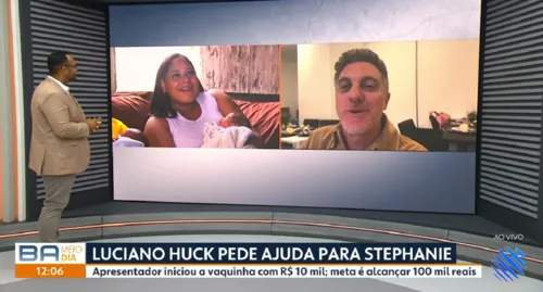 
					Luciano Huck faz surpresa para mãe de quadrigêmeos no Bahia Meio Dia
				
				