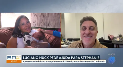 
					Luciano Huck faz surpresa para mãe de quadrigêmeos no Bahia Meio Dia
				
				