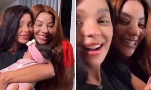 
				
					Ludmilla impressiona e mostra o rosto da filha pela 1ª vez
				
				