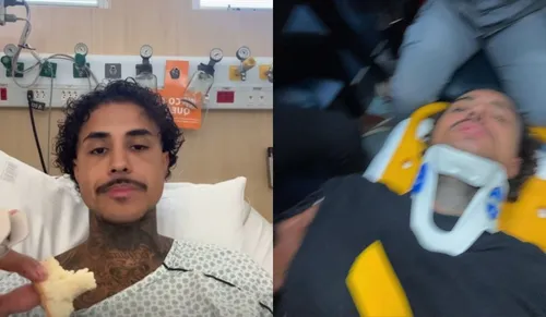 
					MC Livinho é internado na UTI após acidente de moto; VÍDEO
				
				