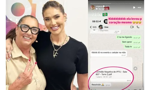 
				
					Mãe de Virginia quita dívida após notificação da Justiça e filha reage
				
				