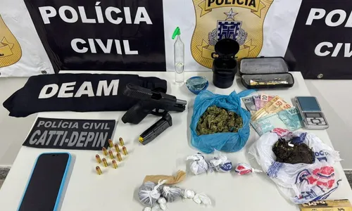 
					Mandado por violência doméstica resulta em prisão por tráfico na Bahia
				
				