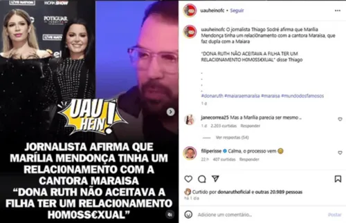 
					Maraisa toma atitude ao ser apontada como namorada de Marília Mendonça
				
				