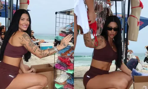 
					Namorada de Belo vende biquínis na praia e manda recado após flagra
				
				
