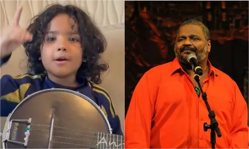 
					Neto de Arlindo Cruz emociona ao cantar e tocar sucesso do avô
				
				