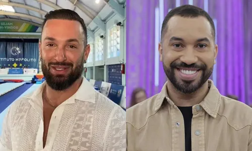 
					Novo casal? Gil do Vigor e Diego Hypólito surgem de mãos dadas em peça
				
				
