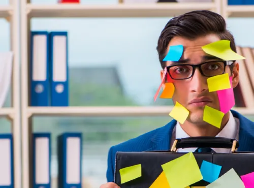 
					Pare de ficar apenas apagando incêndio no trabalho!
				
				