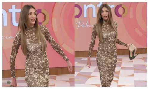 
				
					Patrícia Poeta revela perrengue e troca de sapato ao vivo; VÍDEO
				
				