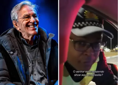 
					Policial beija Caetano Veloso em blitz e esposa do cantor reage; VÍDEO
				
				