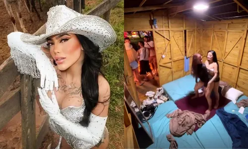 
					Rancho do Maia: MC Mirella dá beijão em famosa durante festa; VÍDEO
				
				