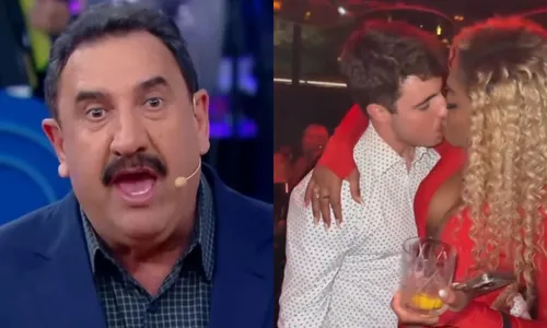 
					Ratinho expõe Cariúcha e filho de Gugu: 'Pegou o pintinho amarelinho?'
				
				