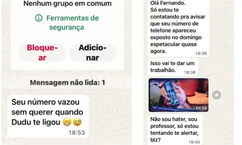 
					Record vaza celular de ex-A Fazenda em conversa com Dudu Camargo
				
				