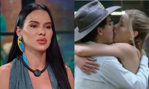 
					A Fazenda 17: Dudu e Saory selam reconciliação com beijo e 'amarração'
				
				