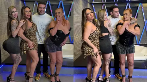 
					Rita Cadillac grava conteúdo adulto com afilhada e mulher
				
				
