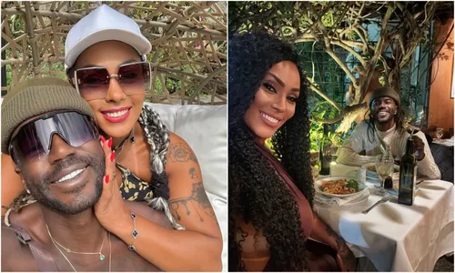 
					Rosiane Pinheiro posa com Jonathan Azevedo após assumir romance
				
				