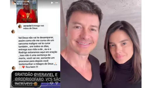 
					Val Marchiori recebe recado da esposa de Faro após descobrir câncer
				
				