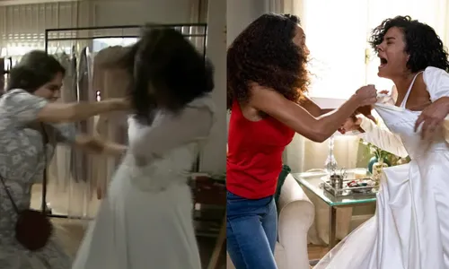 
				
					Vale Tudo: compare as cenas em que Raquel rasga o vestido de Fátima
				
				