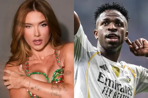   					Vini Jr pede chance a Virginia após caso com modelo: 'Vergonha'  				  				