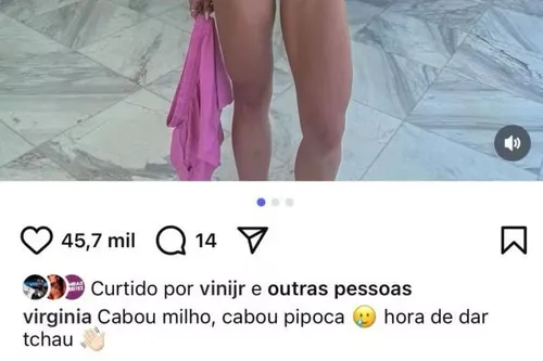 
					Vini Jr. toma atitude após foto de Virginia de biquíni e agita a web
				
				