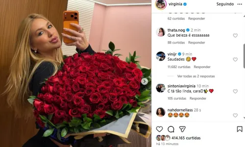 
					Virginia Fonseca choca com novo presente de Vini Jr. e manda recado
				
				