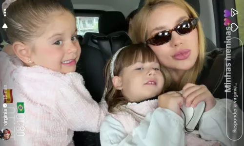   					Virginia curte Madrid com filhas após festão com Vini Jr; VÍDEO  				  				