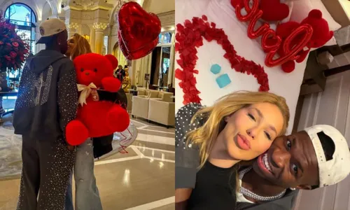 
					Virginia surge aos beijos com Vini Jr e mostra surpresa: 'Namoro'
				
				