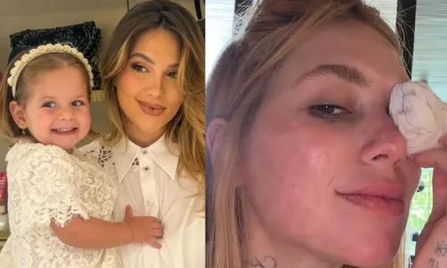 
					Virginia vive susto e se machuca durante brincadeira com Maria Flor
				
				