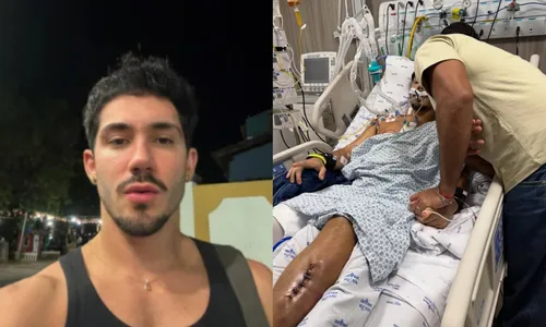 
					Vittor Fernando mostra estado após ser alvejado: 'Vi a morte de perto'
				
				