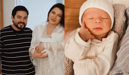 
				
					Yudi Tamashiro surpreende fãs e exibe rosto de filho pela 1° vez
				
				