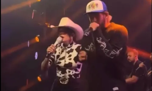   					Zé Felipe aparece em show de Ana Castela e é constrangido com pedido  				  				