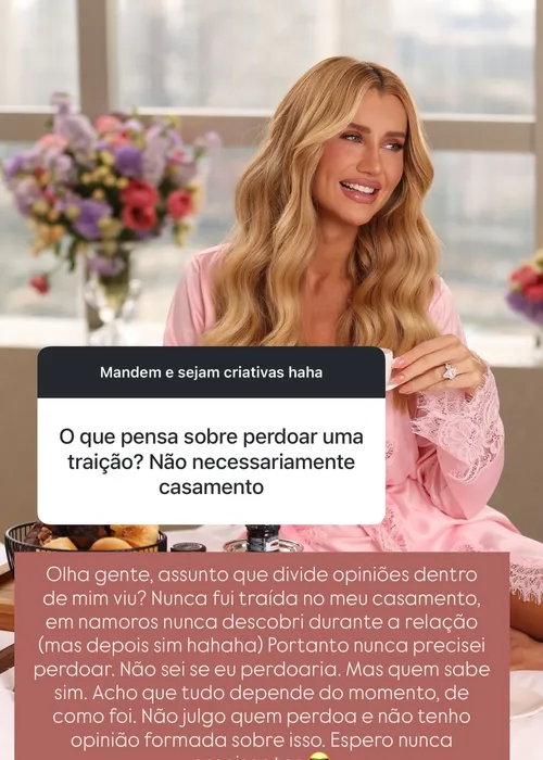 
					Ana Paula Siebert expõe intimidade no banheiro com Justus: 'Uma vez'
				
				