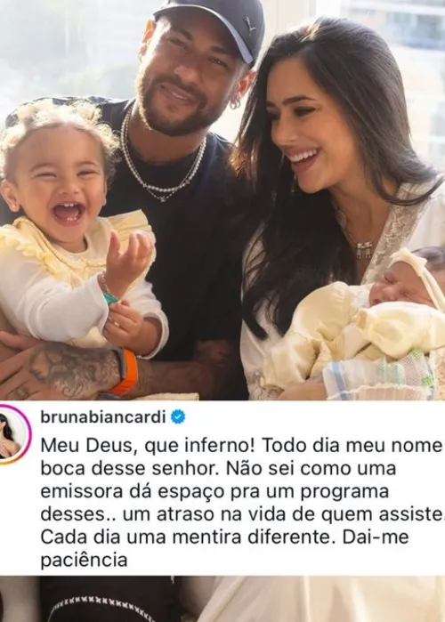 
					Bruna Biancardi detona Leo Dias após exposição com babás: 'Inferno'
				
				