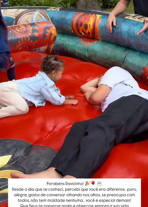 
					Bruna Biancardi parabeniza Davi Lucca, primogênito de Neymar
				
				