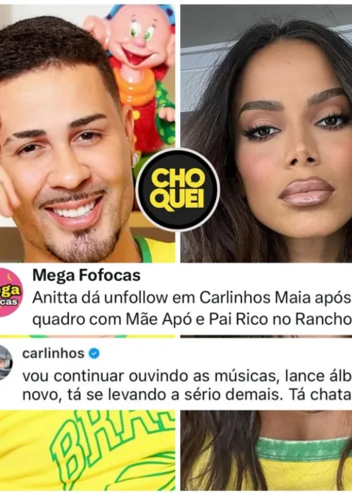 
					Carlinhos Maia rebate Anitta em briga por intolerância: 'Chata'
				
				