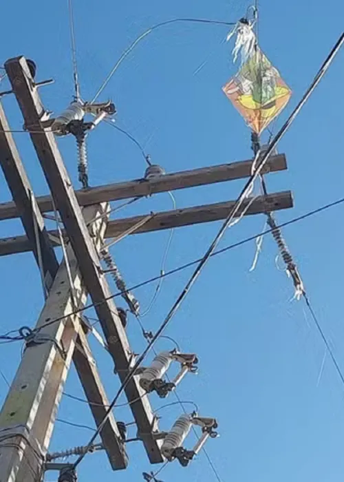   					Criança morre eletrocutada após subir em poste para pegar pipa na BA  				  				