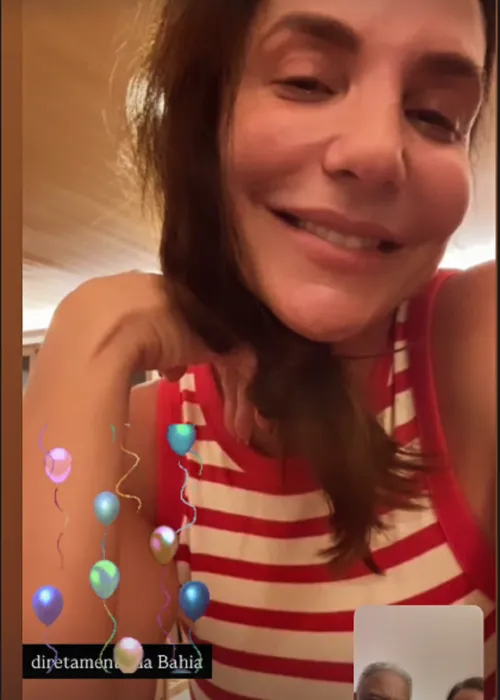 
				
					Esposa de Gilberto Gil expõe ligação de Ivete e netos em aniversário
				
				