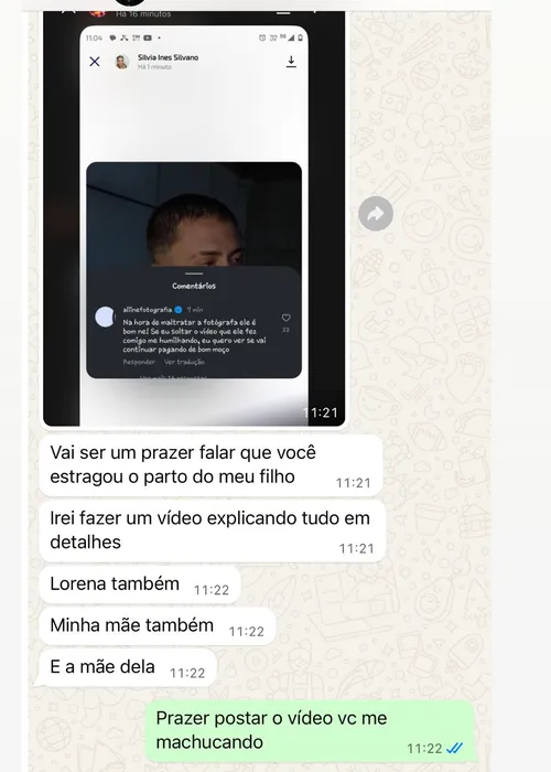 
					Fotógrafa expõe prints e nova ameaça de MC Daniel após acusação
				
				