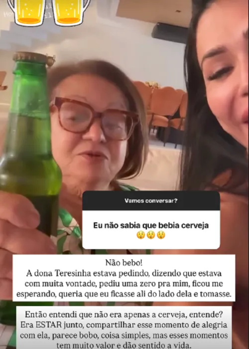 
					Gracyanne Barbosa comenta presença dos parentes de Belo em sua casa
				
				