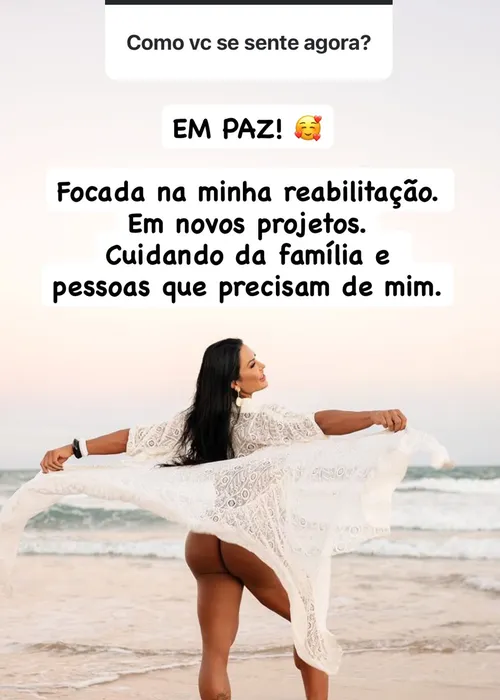 
					Gracyanne Barbosa revela sentimento após assinar divórcio com Belo
				
				