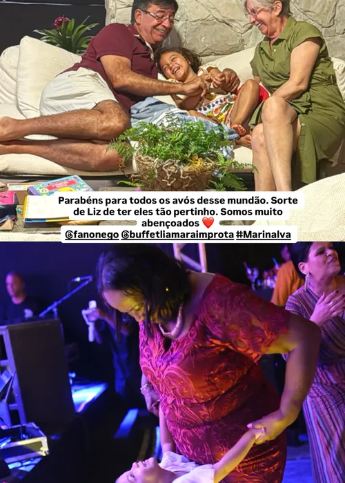 
					Lore Improta encanta com homenagem aos avós de Liz: 'Abençoados'
				
				