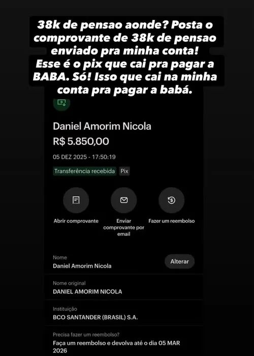 
					Lorena Maria rebate MC Daniel e dispara novas acusações: 'Lixo'
				
				