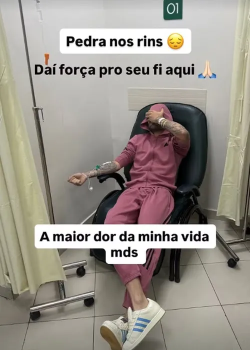   					Luan Pereira é internado com fortes dores e revela diagnóstico  				  				
