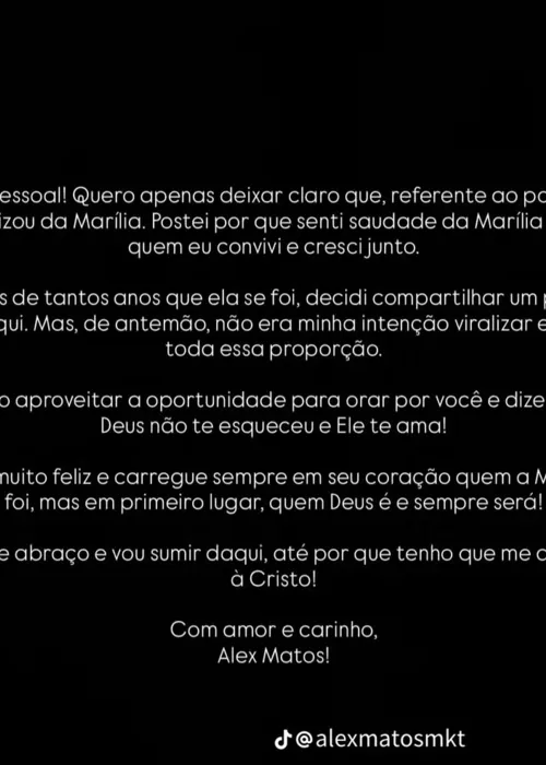 
					Mãe de Marília Mendonça reage após homem expor namoro com a filha
				
				