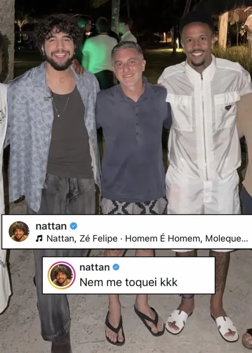 
					Nattan se pronuncia após foto com Vini Jr. ao som de Zé Felipe
				
				